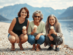 trois-femme-nue-sont-accroupies-sur-une-etroite-plage-de