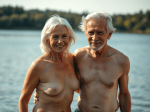 un-couple-nu-au-bord-dun-lac-ils-ont-soixante