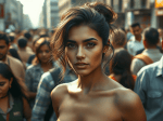 une-femme-nue-au-milieu-de-la-foule