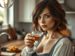 une-femme-nue-est-debout-dans-sa-cuisine-elle-a