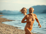 une-femmes-nue-court-sur-la-plage-dun-lac-derriere