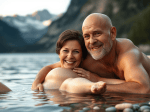 une-femmes-nue-est-couchee-sur-la-plage-dun-lac
